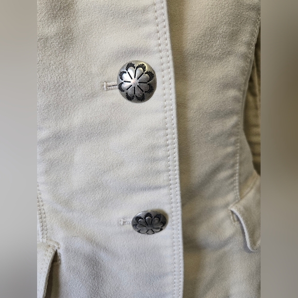 RALPH LAUREN RUGBY Cream Cotton Blazer Jacket. Size 8 - Picture 3 of 12